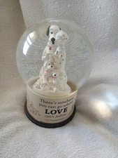 Hallmark Disney Snow Globe 101 Dalmatians There's nowhere you can go where love