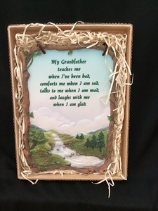 GRANDFATHER Plaque From The Stone Canyon Collection By Enesco - Item#103105