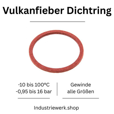 Dichtring Vulkanfiber Flachdichtung Fiberdichtung alle Größen  
