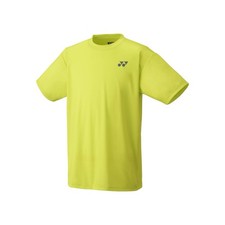 NEW Authentic Yonex Unisex T-Shirt Sports Tennis Shirt Lime Yellow Sz M YM0045EX