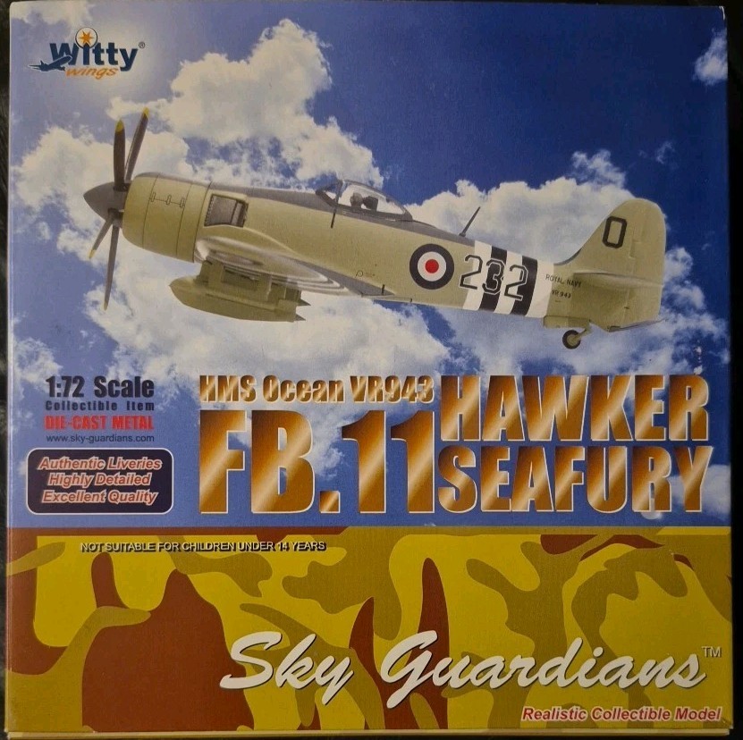 Sky Guardians Aviation Hawker Seafury FB.11 HMS Ocean VR943 WTW-72-015-010