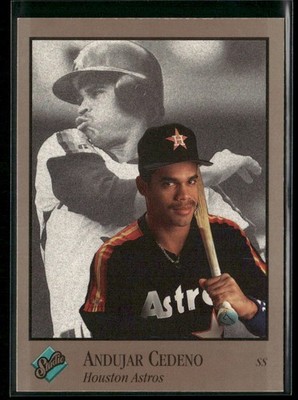 Andujar Cedeno 1992 Studio Baseball #34