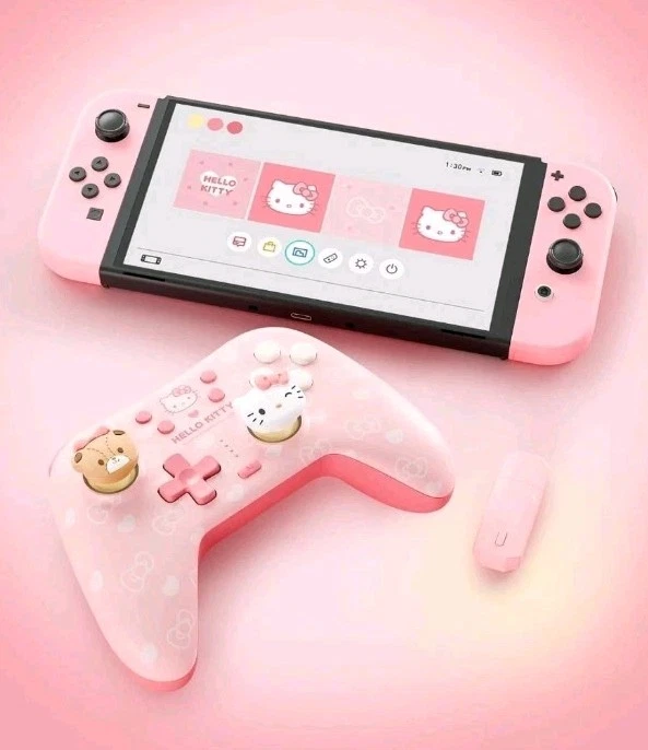 Hello Kitty Pink Controller Wireless for Switch 2/1/OLED/Lite PC Android iOS NIB - Image 3 of 4