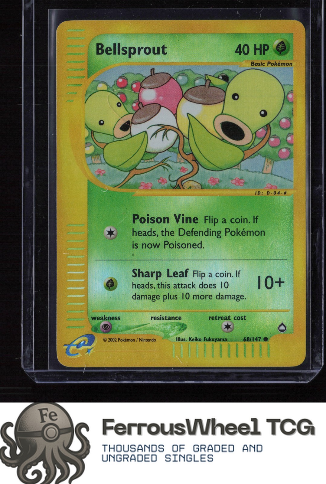 Bellsprout (68) - Aquapolis - Rev. Holo. (NM)