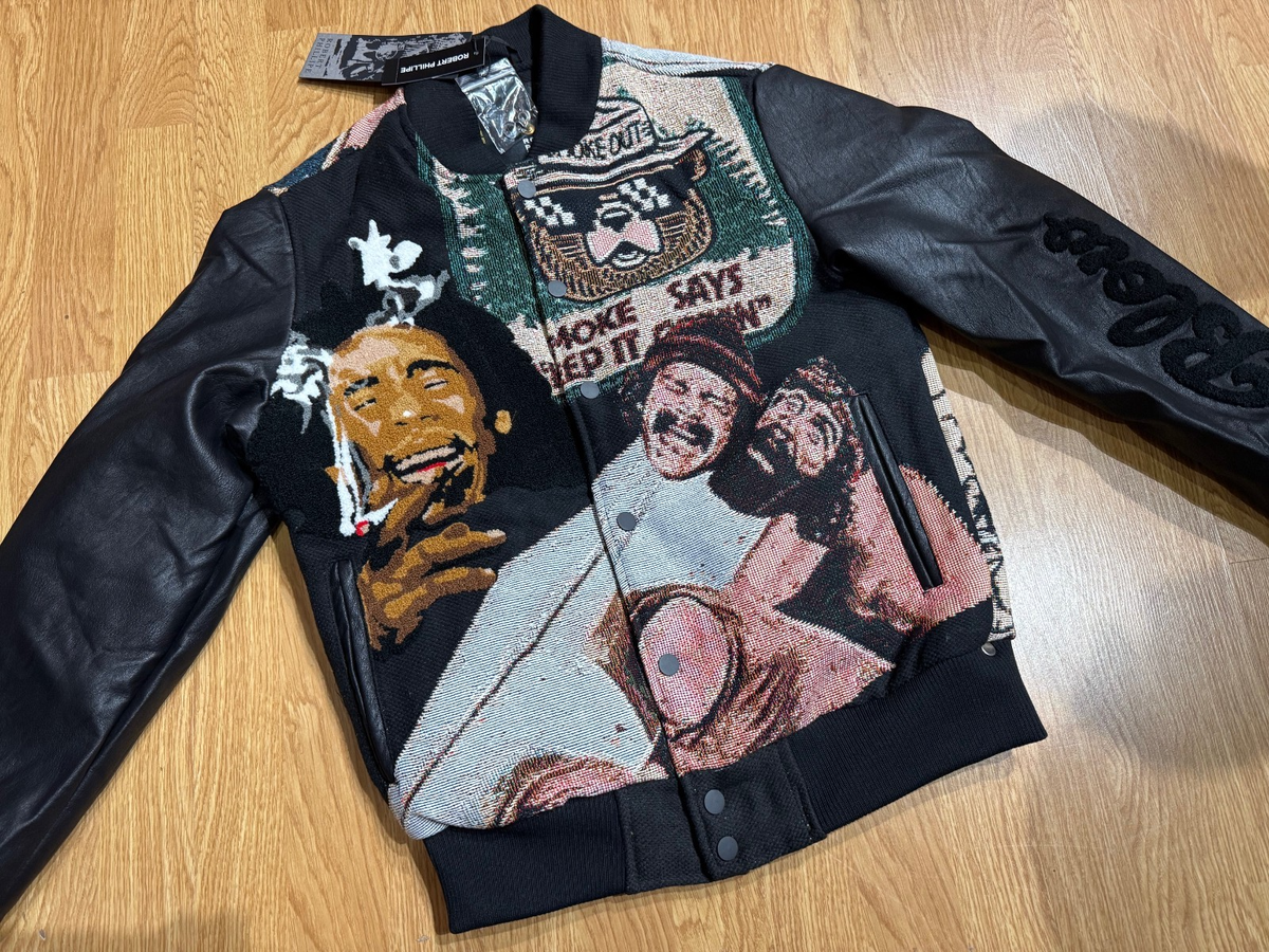 Hendrix Cheech & Chong Jacket Tapestry Robert Phillipe NEW W TAGS