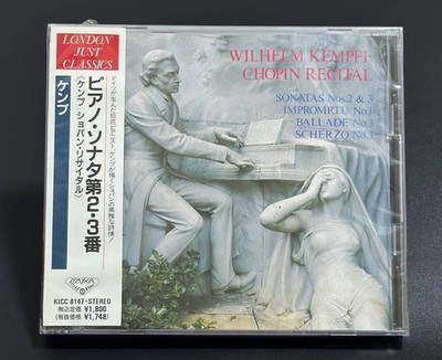 Wilhelm Kempff Chopin Recital Sonatas 2 & 3 CD KICC-8147 Obi Sealed Japan