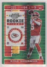 2019 Panini Contenders Optic Ticket Green Pulsar /27 Kyle Shurmur #100 Rookie RC