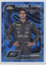 2024 Topps Chrome Sapphire Edition Formula 1 Juan Manuel Correa #34 13c1