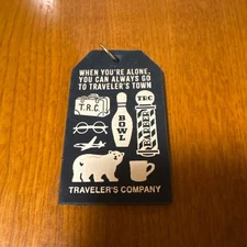Traveler's Note Leather Tag for Traveler's Notebook Used 2024 Spring