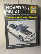 HAYNES OWNERS WORKSHOP MANUAL ROVER 75 & MG ZT 1999/2006 PETROL & DIESEL