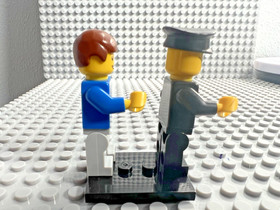 LEGO&reg; Airport / City / Town Minifigure - Lot of 2 Pilot + Airplane Crew