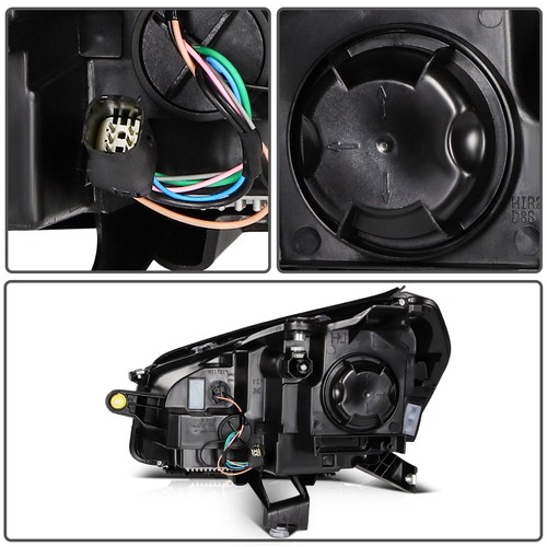 For 2013-2016 GMC Acadia Denali Chrome Amber Projector Headlight Lamp w/ LEDDRL - Picture 58 of 60