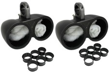 Kicker KMTED Marine Wakeboard Tower Enclosures for Dual 6" or 6.5" Speakers Pair