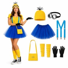 Tinyones 7 Pcs Halloween Costumes for Adults, Funny Adult Women...