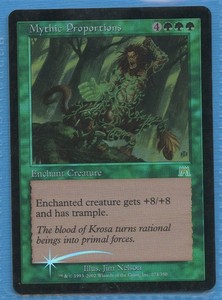 Mythic Proportions (Foil) - Onslaught - Magic: The Gathering