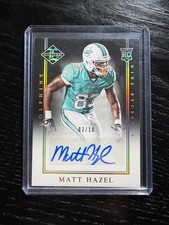 2014 Panini Limited - Rookie Signatures (Rare 3/10)Matt Hazel Card #171 (AU, RC). rookie card picture
