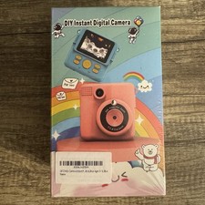 GKTZ Kids DIY Instant Print Camera Blue New Ages 3 16 Digital Toy Camera
