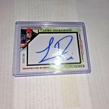 2025 PANINI BOYS OF SUMMER #20 LUKE DICKERSON RC AUTO 164/199 - NATIONALS