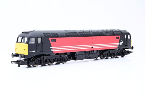 Hornby Spur O R2677 Virgin Black & Red Class 47 No.47844 - Railroad Edition, U | Condition: Used