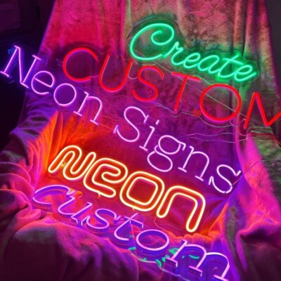 Custom Neon Name Sign   LED Wall Decor for Streamers, Shops, Parties & Gifts