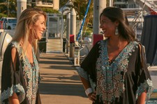 Embellished Cold Shoulder Kaftan Black Long Fits Size 14-22 Viscose was $249