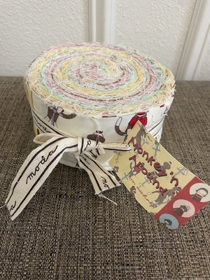 Erin Michael  Monkey  n Around  Moda Jelly Roll 100% Cotton Ready To Sew Fabric