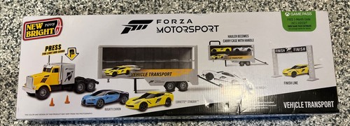 New Bright Toys Forza Motorsport Hauler Vehicle Transport Set Lot Car Truck Ford - Picture 5 of 8