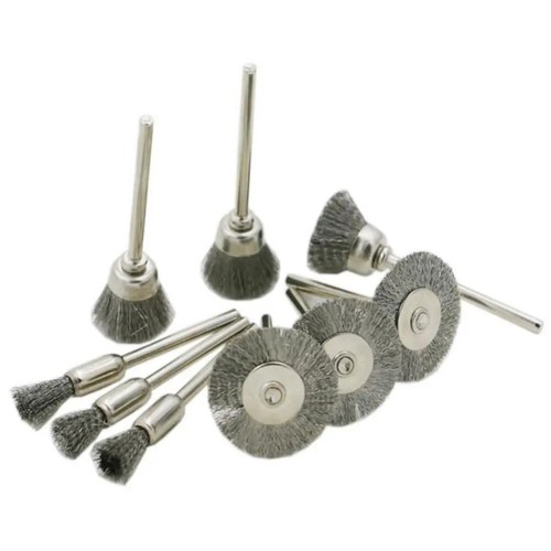15Pcs Wire Brush Wheel Cup Coarse Crimped Carbon Steel Shank Drill Attachments - Picture 7 of 12