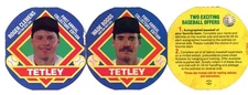 1988 Tetley Tea Compete Panel Wade Boggs Roger Clemens