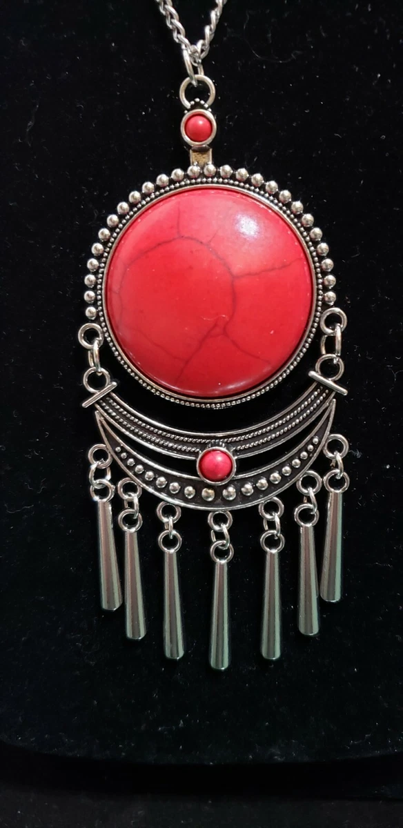 Rural rustler cheap red necklace