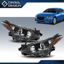 Fit For 2014-2016 Mazda 3 Pair Headlight Assembly Driver Passenger Side Fit For 2014-2016 Mazda 3 Pair Headlight Assembly Driver Passenger Side