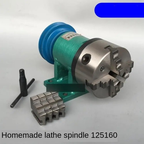 Lathe Spindle Assembly 80/125/160/200 Spindle Three-jaw and Four-jaw Chucks - Picture 9 of 12