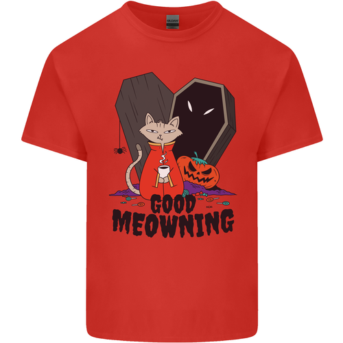 Vampire Cat Good Meowing Funny Halloween Kids T-Shirt Childrens - Picture 3 of 19