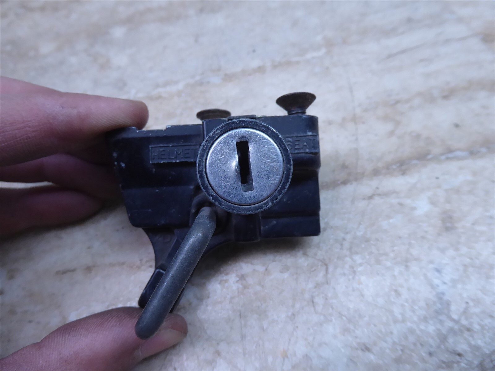 1980's Yamaha XS650 Twin Ignition Helmet Gas Tank Lock Set w/ Keys