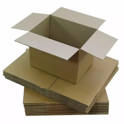 50 x cardboard postal packaging box royal mail post small parcel 6'' x 5'' x 4" image 1