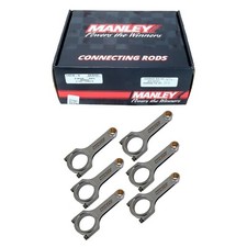 Manley Forged H-beam Connecting Rods 38 Arp 2000 Fits Bmw N54b30 06-16 14078-6 Manley Forged H-beam Connecting Rods 38 Arp 2000 Fits Bmw N54b30 06-16 14078-6