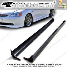 For 01-05 Honda Civic 2Dr / 4Dr Type-A RS Style Side Skirts Skirt Poly Urethane