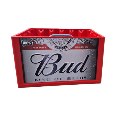 Bierkasten Bud  King of Beer - 24 x 0,33l - Stapelbox - Bierkiste- Budweiser
