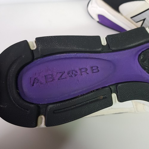 New Balance X-Racer Abzorb Zapatillas Mujer Talla 38.5 Púrpura Malla Blanca - Imagen 12 de 12