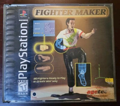 Fighter Maker (Sony PlayStation 1, 1999) CIB Tested PS1