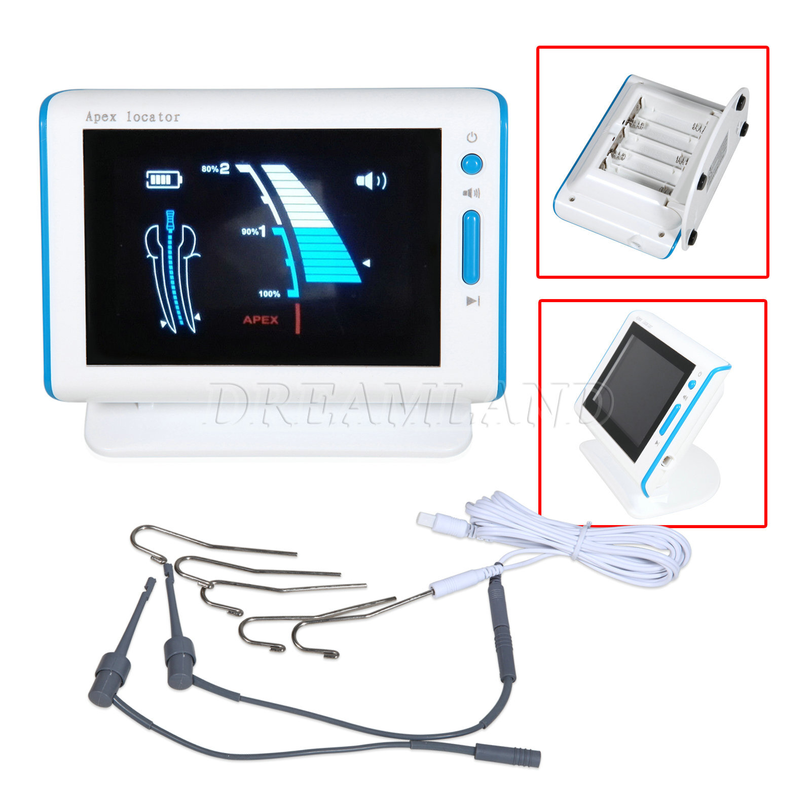 Endodoncia dental Endo Apex Locator Localizador de conductos radiculares Medidor