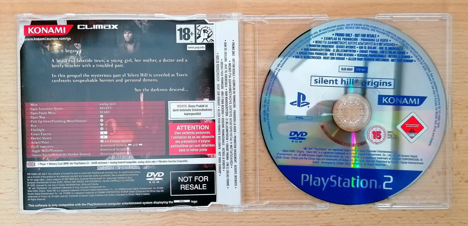 Silent Hill: Origins PS2 to PS4 PKG with Higher Resolution & Fixed