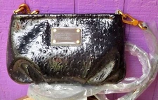 Marc Jacobs RARE Classic Q Percy Ostrich Embossed Leather Crossbody NWT Bag (
