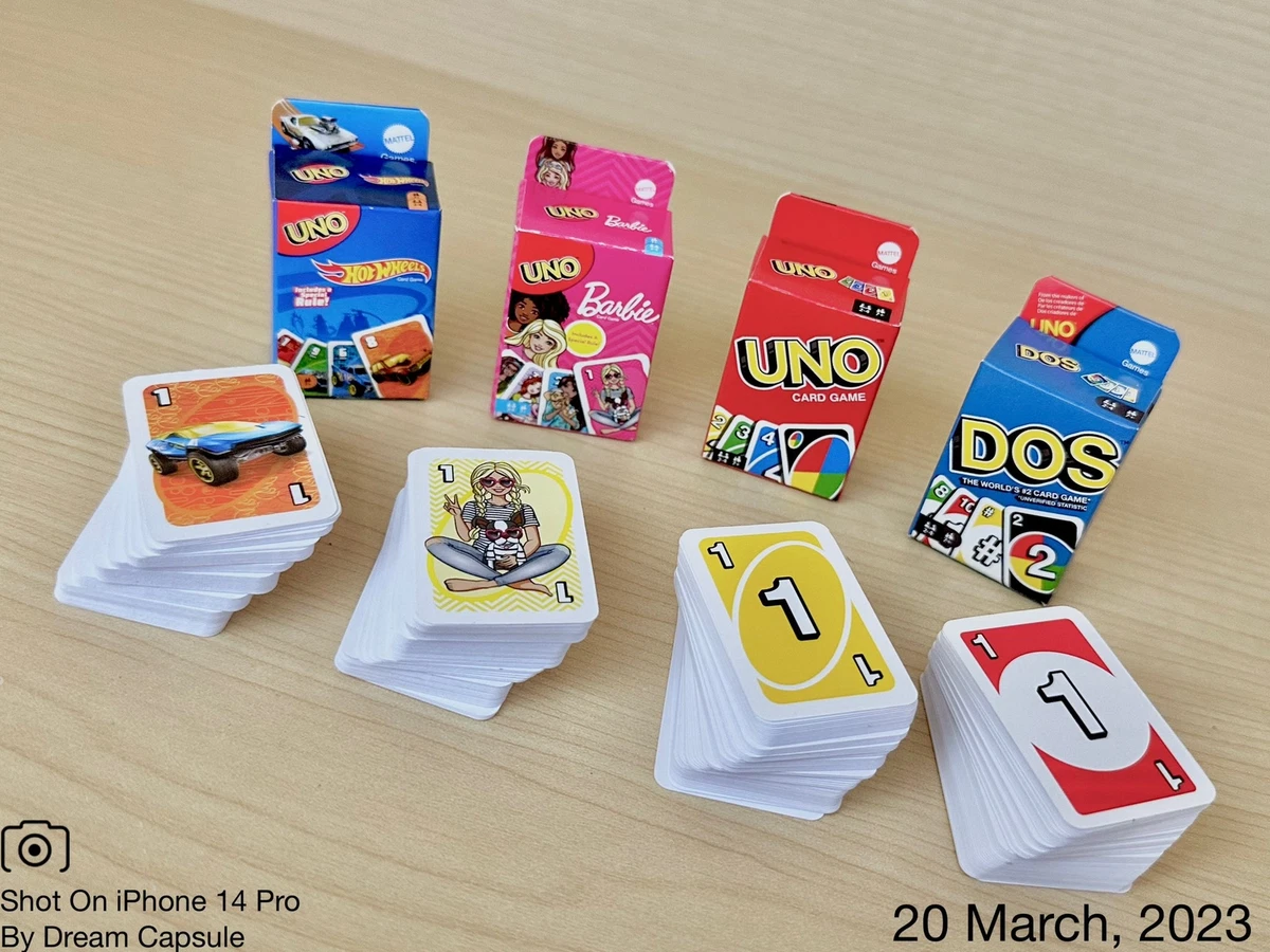 Uno UNO Mini Card 2 All 4 types set GachaComplete Capsule toy