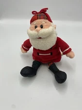 Rudolph Misfit Casual Santa Plush Red Jacket Plaid Pants 7" CVS Stuffins 1999