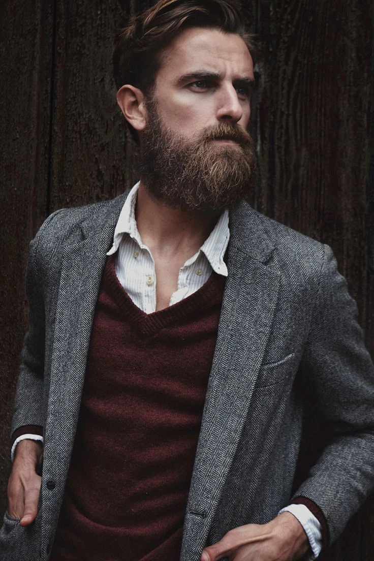 Mens grey shop tweed jacket