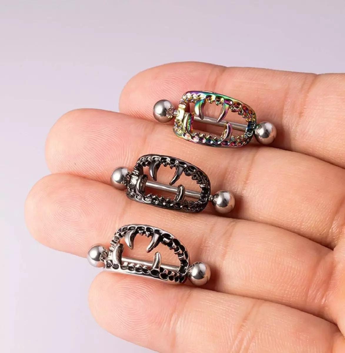 Gothic nipple 2024 piercing jewelry
