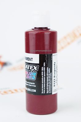 Createx Airbrush Colors 5123 Transparent Burgundy 4oz. water-based paint 