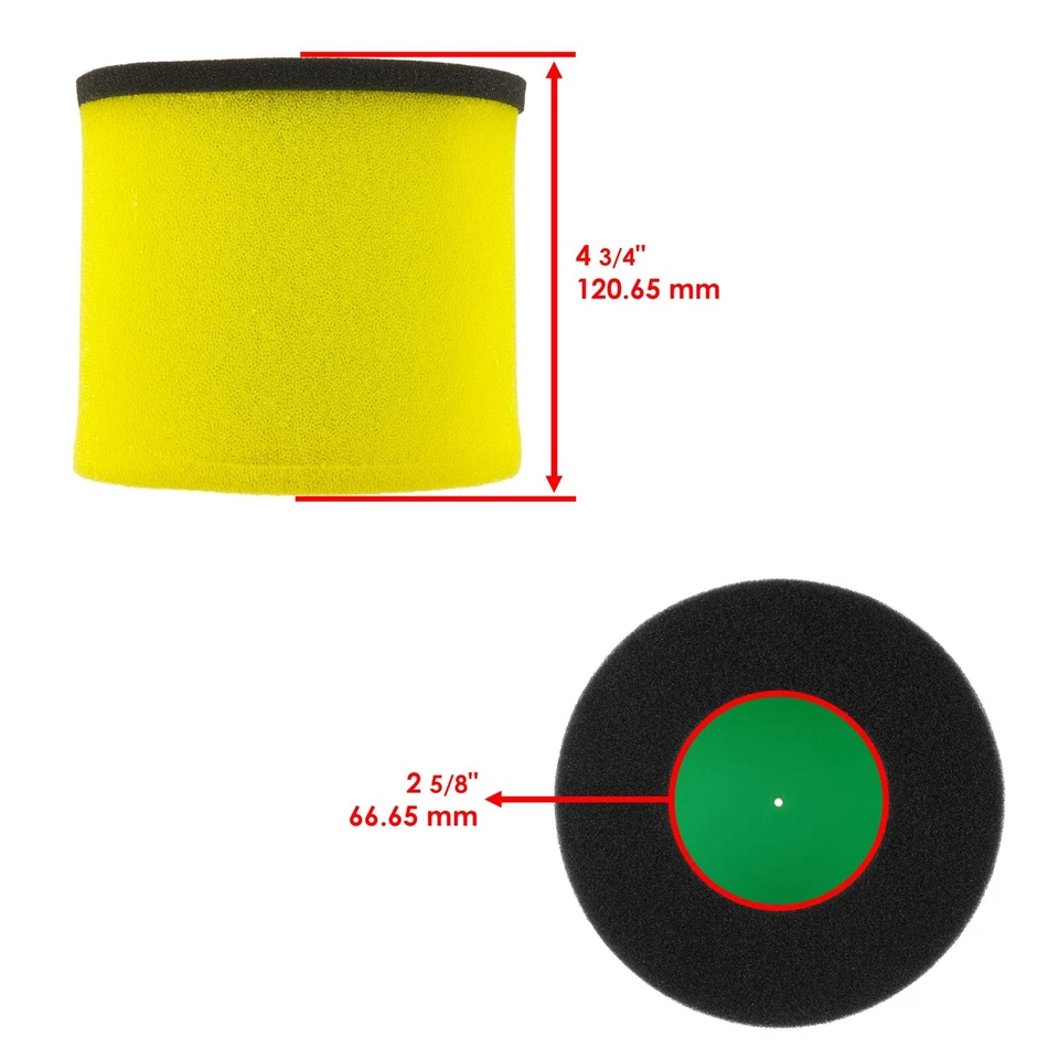 Air Filter Cleaner For Suzuki Quadracer 450 LT-R450 LTR450 2x4 2006-2009 - Image 2 of 4