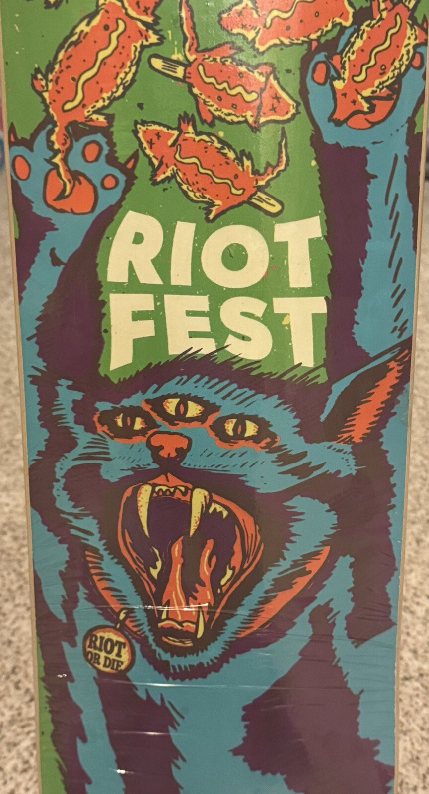 Riotfest Skateboard Deck - Hooligan Skateboards- 2019 Riotfest - New-image
